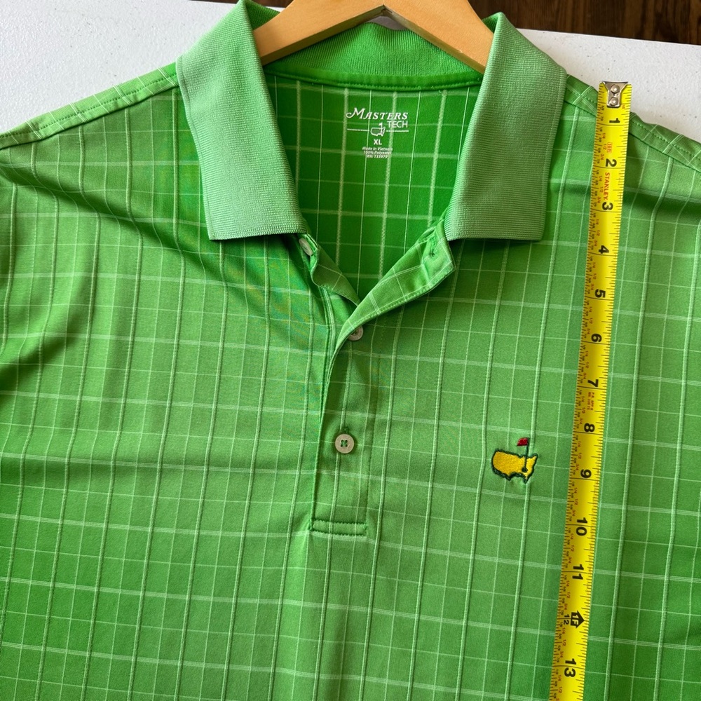 Masters Tech Augusta National Green Golf Polo XL - Picture 8 of 12